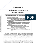 Renewable Energy - Solar Energy: After Reading This Chapter, You Should Be Able To