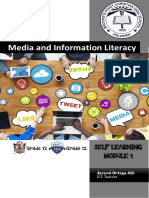 Media and Information Literacy: Self Learning