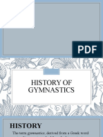 Report. History of Gymnastics
