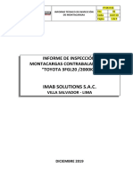 Informe Final de Inspeccion Montacargas - Imab Solutions (Villa Salvador - 20.12.2019)