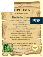 Diploma: Dobînda Diana