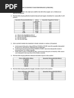 Basic Economics Task Performance (Prelims)