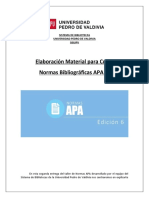 Material para Curso Norma Bibliográfica APA 6° - Generalidades