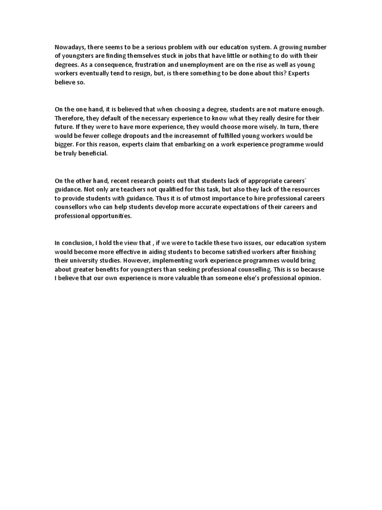 Changed views essay picture