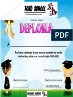 Diploma Preescolar