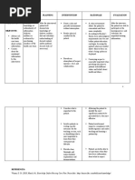 Assessment Diagnosis Planning Intervention Rationale Evaluation