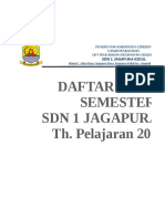 Daftar Nilai UTS  2017-2018