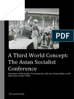 Van Der Zande 2017, Asian Socialist Conference
