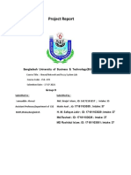 Project Report: Bangladesh University of Business & Technology (BUBT)
