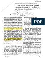 Diagnosis of Lung Cancer Prediction System Using Data Mining Classification Techniques