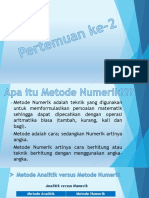 METODE NUMERIK UNTUK REKAYASA