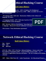 Network Ethical Hacking Course: Kali Linux History