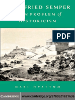 Hvattum, Mari) Gottfried Semper and The Problem of Historicism