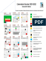 Calendario 2021 2022 SEP