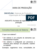 1 Aula As Bases Da Organizacao Da Producao