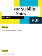 Nuclear Stability Notes