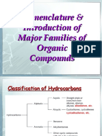 Nomenclature and Introduction of Major Functional Groups - 2011