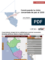 Presentación Construyendo La Visión Concertada de País Al 2030 30.01.17