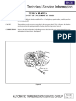 Technical Service Information: Automatic Transmission Service Group