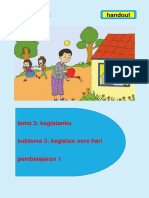 Handout: Tema 3: Kegiatanku