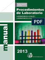 Manual Procedimientos Laboratorio 2013