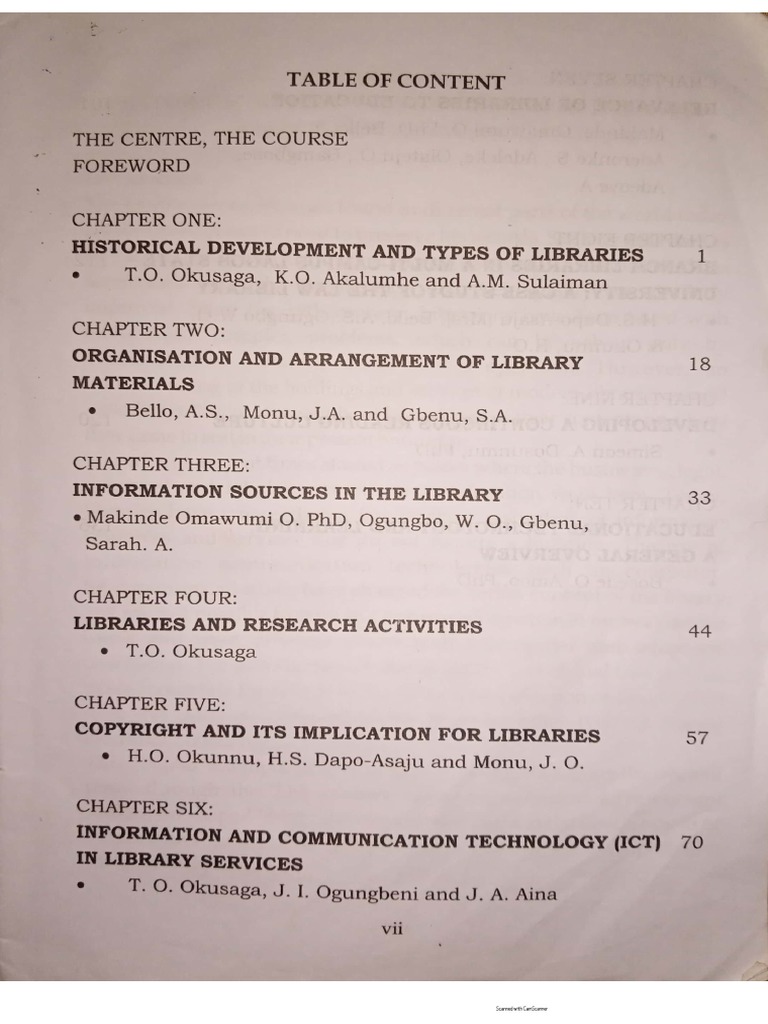 GNS 101 - Historical Development and Types of Library. | PDF
