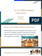 Platform For Differentiated Instruction