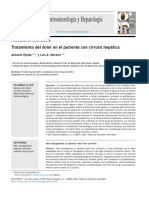 Tratamiento Del Dolor en El Paciente Con Cirrosis Hepática