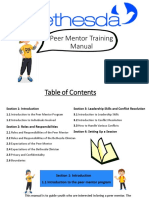 Peer Mentor Training Manual