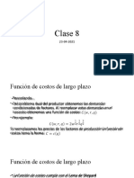 Costos de largo y corto plazo