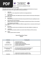 Facilitators Grading Outline