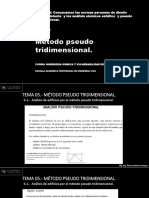 Análisis edificios método pseudo tridimensional