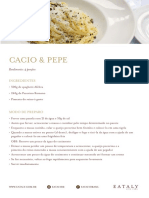 Receita Cacio e Pepe