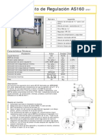 Esquema Armario de Regulación AS160 - Mercagas