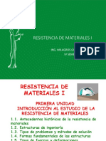 Resistencia de Materiales I: Ing. Milagros Guillén Málaga Iv Semestre