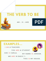 Verb To Be Possessive Adjectives