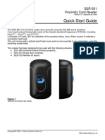 Quickstart SSR-201 Rev1.1 V2 Proximity Reader