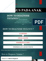 Diagnosa Tetanus Pada Anak