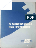 A Constituição Que Queremos