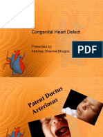 Congenital Heart Defect: Presented by Abhinay Sharma Bhugoo