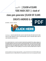(Clash of Clans HACK ##COC HACK 2021) - Clash of Clans Gem Generator (CLASH OF CLANS Cheats Android & Ios