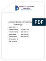 Introduction To Software Engineering Lab Prototype