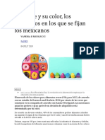 Colores neón en postres determinan decisión de 46% mexicanos