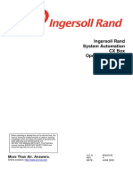 Ingersoll Rand System Automation CX Box Operator's Manual: More Than Air. Answers