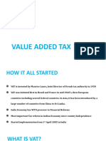 Value Added Tax (Vat)