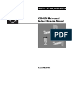C10-UM Universal Indoor Camera Mount: Installation/Operation
