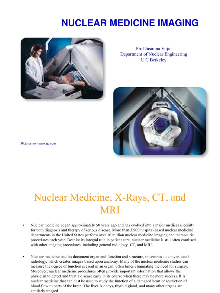 Gamma Camera | PDF | Nuclear Medicine | Radiology