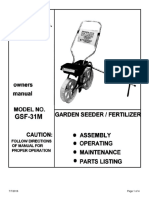 Lambert GSF-31M Manual