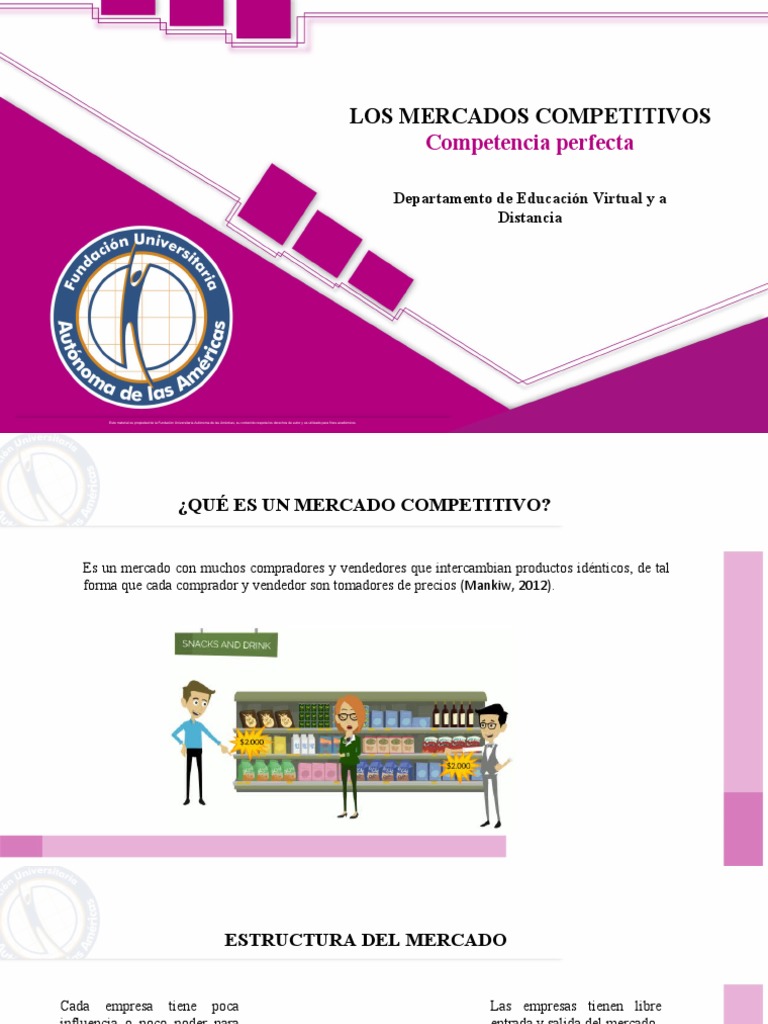 Mercados Competitivos y Precios | PDF | Mercado (economía) | Precios