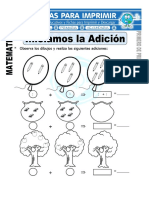 Ficha de Aprendiendo La Adición Para Primero de Primaria (1)